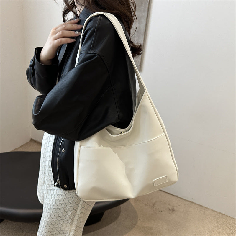Y2K Style Shoulder Bag For Women Trendy Motorcycle Handbag Minimalist Shoulder Purse For Girls Street Wear