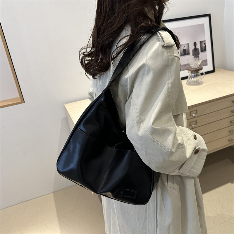 Y2K Style Shoulder Bag For Women Trendy Motorcycle Handbag Minimalist Shoulder Purse For Girls Street Wear