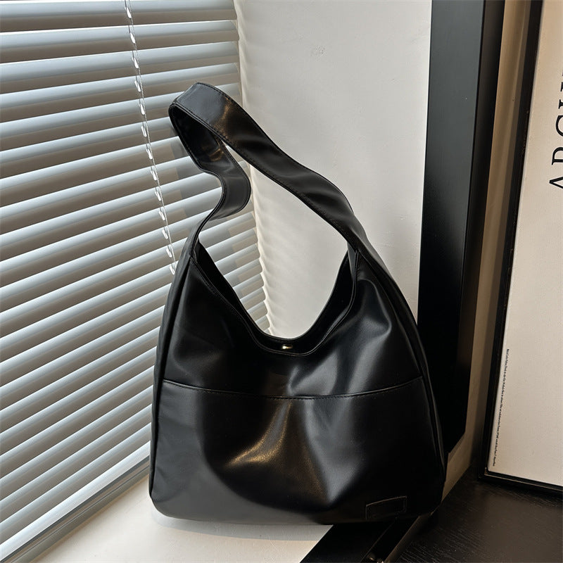 Y2K Style Shoulder Bag For Women Trendy Motorcycle Handbag Minimalist Shoulder Purse For Girls Street Wear