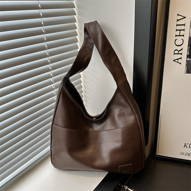 Y2K Style Shoulder Bag For Women Trendy Motorcycle Handbag Minimalist Shoulder Purse For Girls Street Wear