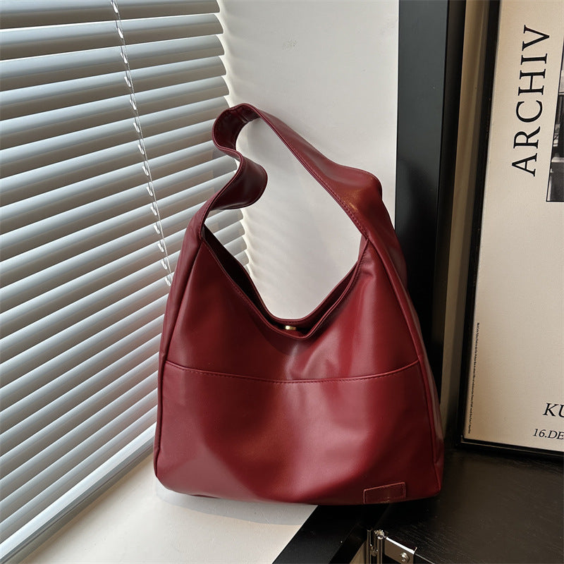 Y2K Style Shoulder Bag For Women Trendy Motorcycle Handbag Minimalist Shoulder Purse For Girls Street Wear
