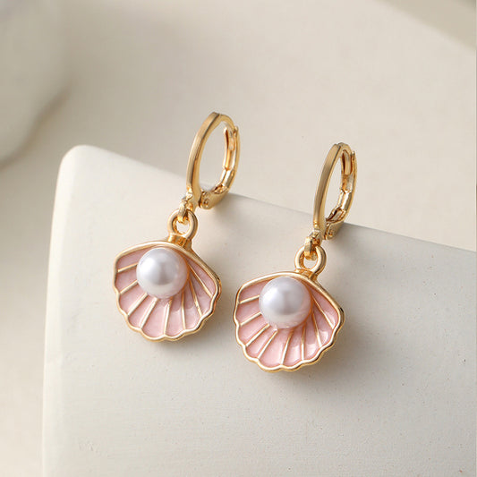 Starfish Shell Women's Stud Earrings
