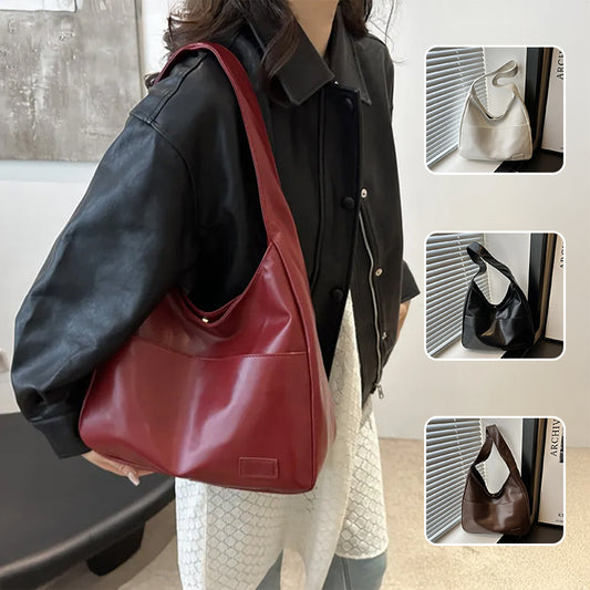 Y2K Style Shoulder Bag For Women Trendy Motorcycle Handbag Minimalist Shoulder Purse For Girls Street Wear