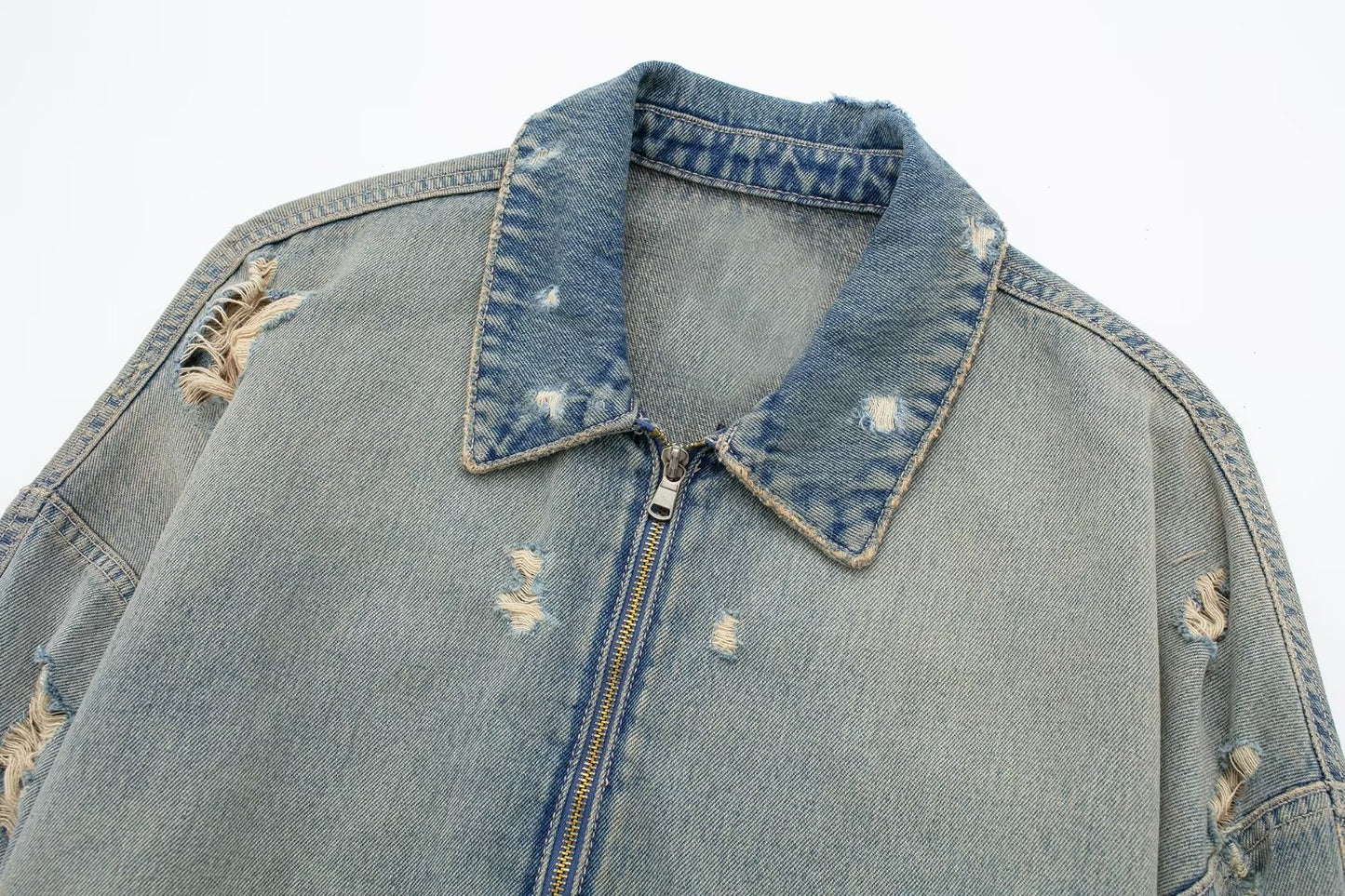 Denim Short Jacket Women's Clothing