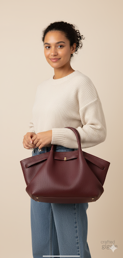 Women's Large Capaci Tote Bag Casual Simplici Sle Commuter Single oulder Foldable Magnetic Clasp Closure Soft Handle