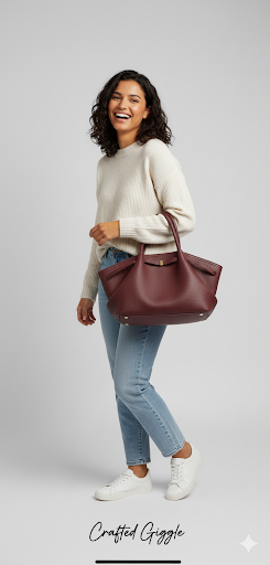 Women's Large Capaci Tote Bag Casual Simplici Sle Commuter Single oulder Foldable Magnetic Clasp Closure Soft Handle