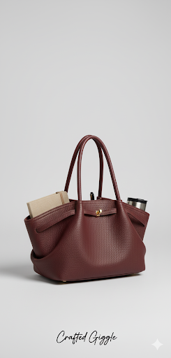 Women's Large Capaci Tote Bag Casual Simplici Sle Commuter Single oulder Foldable Magnetic Clasp Closure Soft Handle